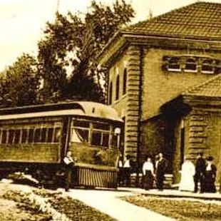 The Inn at DePauw is located on the site of the old Interurban Station