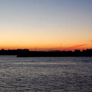 Sunset views.