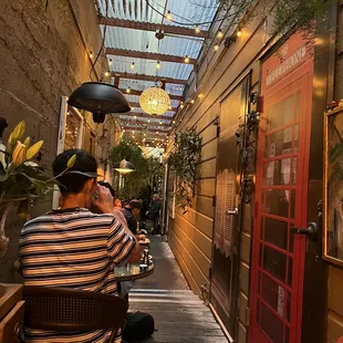Outside patio