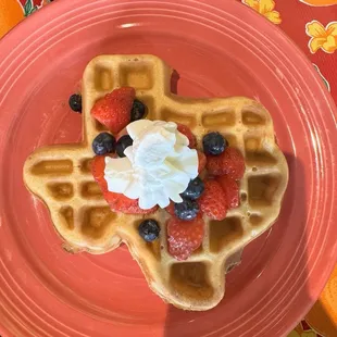 food, waffles