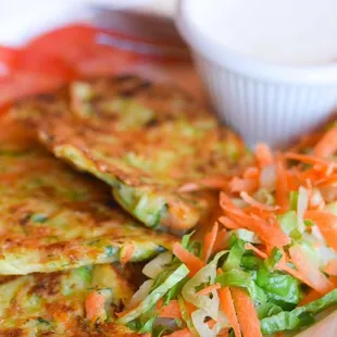 Zucchini pancakes