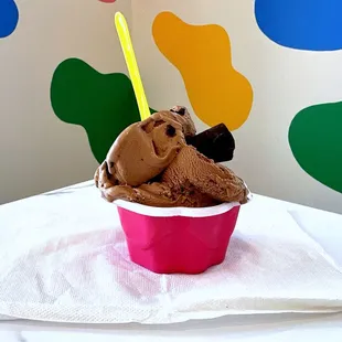 Regular Gianduja (Chocolate and Hazelnut) Cup - Mmm!