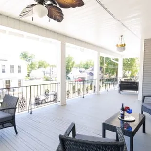 New Orleans style balcony can be enjoyed by guests