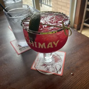 Pomegranate margarita