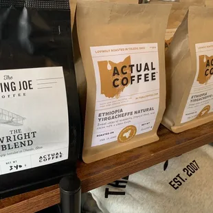 Love they sell coffee/make coffee that is roasted locally in Toledo.