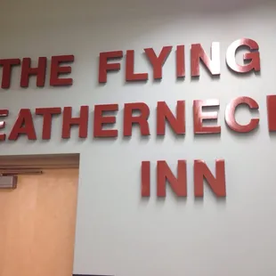 a sign on the wall