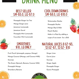 Menu (3 of 4) as of 9/7/2024