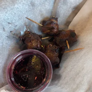 Bacon wrapped dates
