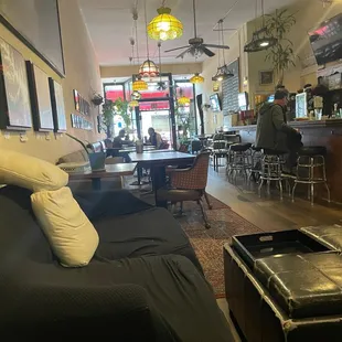 Corner seating. Great view. Place is pretty spacious!