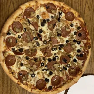 This is what the worst pizza on the planet looks like.