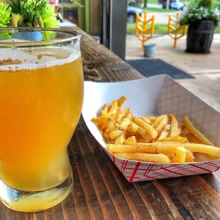 Truffle Fries and cold beer, the best