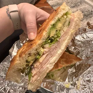 Turkey &amp; Provolone Sandwich