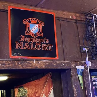 Malört sign