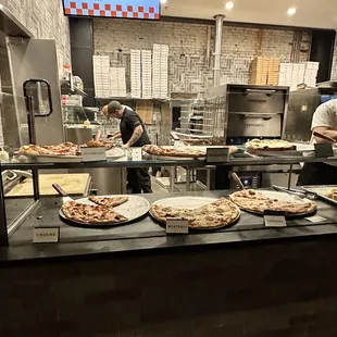 Part of the Pizza selection