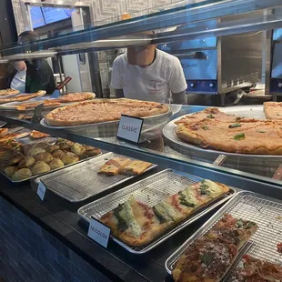 Choices at the counter.