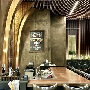 The bar with espresso sign