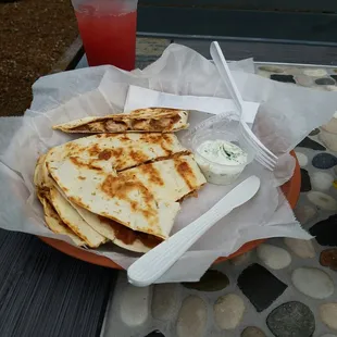 Jerk Chicken Quesadilla