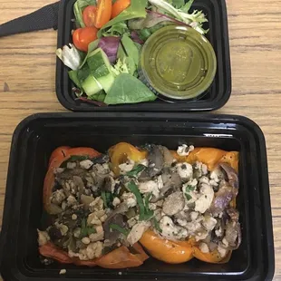 Philly Chicken Stuffed Bell Peppers