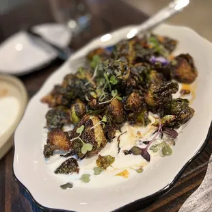Crispy Brussel Sprouts- 5 out of 5, THE BEST ITEM ON THE MENU!!!