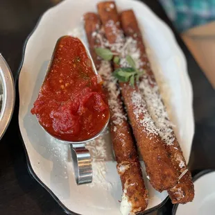 Big ole' mozzarella sticks