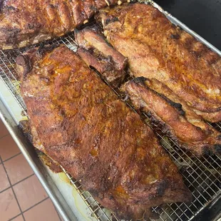 bbq ribs, food, ribs