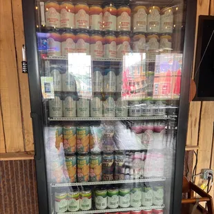 a refrigerator full of food