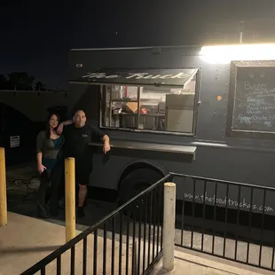 The Food Truck by Chef Gabe and the bartender herself Angie from Tipsy Cactus