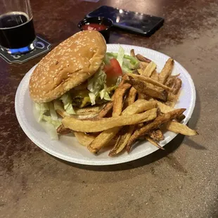 Green Chile bacon jalapeño burger