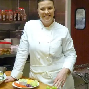 Chef G in her kitchen