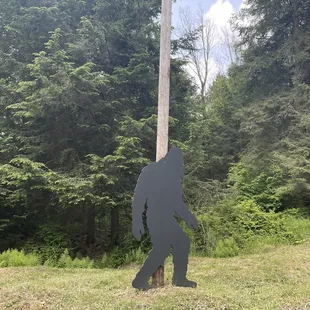 outside