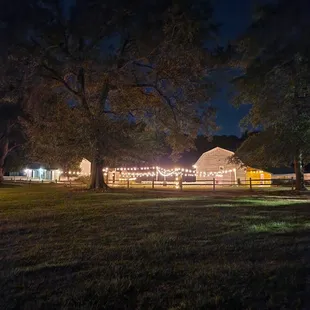 The barn at night!!!! Come see us!!
