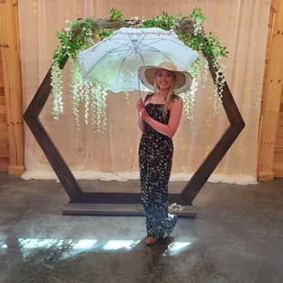 One of our props from an event we had inside the Stables as well  as an arrangement we did