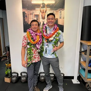 Therapists Jimmy Lin and Justin Fukunaga