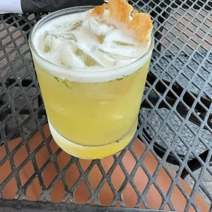Jalapeño vodka drink