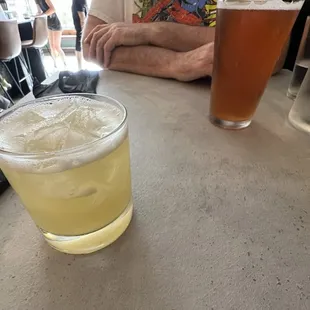 Pineapple cocktail. Not what I order. Was ok.