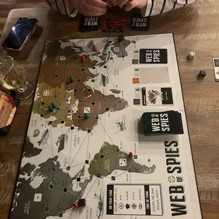 game selection: web of spies