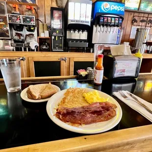 Bacon and eggs... always a fave!