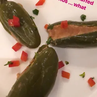 Peanut Butter Stuffed Jalapenos