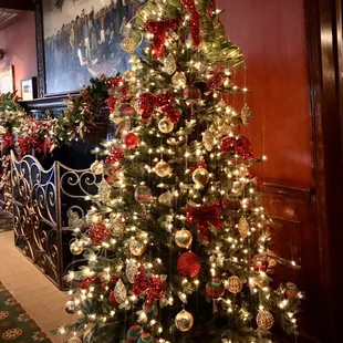 Christmas at the FW Club inside the library