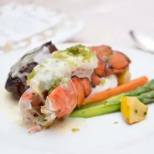 Steak and lobster
