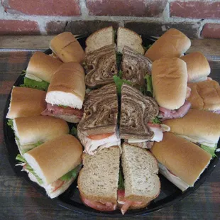 Let us cater your office party or meeting with an Assorted Sandwich Tray!