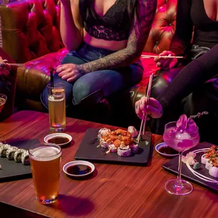 Our private lounge is also available for more intimate gathers.