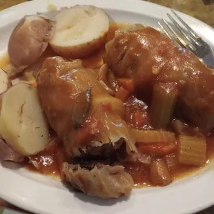 Cabbage Rolls with Red Potatoes