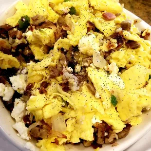 Greek Gyro Skillet w/Scrambled Eggs