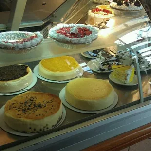 1/4 of the Cheesecake, Cake and Pie selection