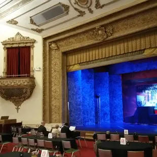 The theater in the Scottish Rite Temple