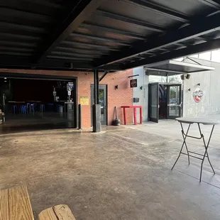 the outside of the building