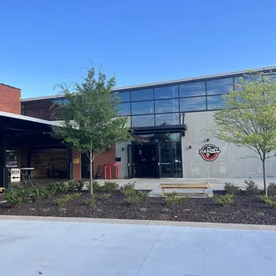 the outside of the building