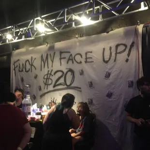 A fun pop up at a Halloween show that happened in '23