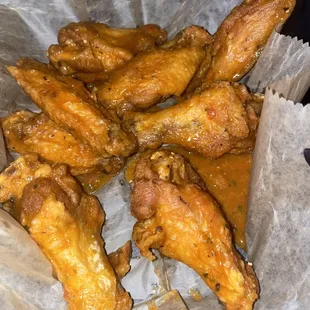 Sun Dried Tomato Pesto Buffalo - the flavor is packed in this wing!